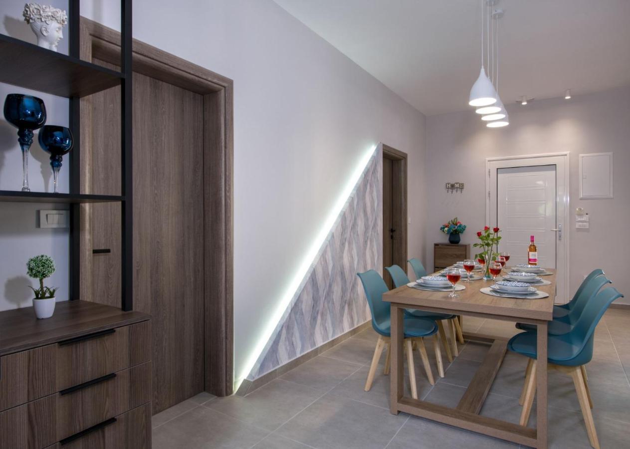 Luxury Villa Eva-Mari With Jacuzzi, 50M From The Beach Stalós Екстериор снимка
