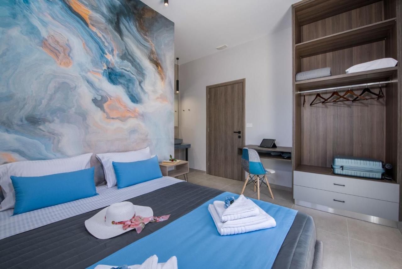 Luxury Villa Eva-Mari With Jacuzzi, 50M From The Beach Stalós Екстериор снимка