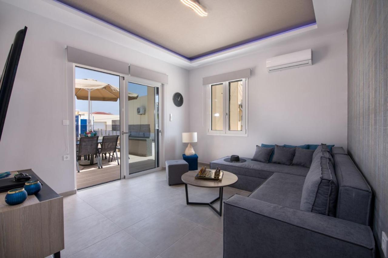 Luxury Villa Eva-Mari With Jacuzzi, 50M From The Beach Stalós Екстериор снимка
