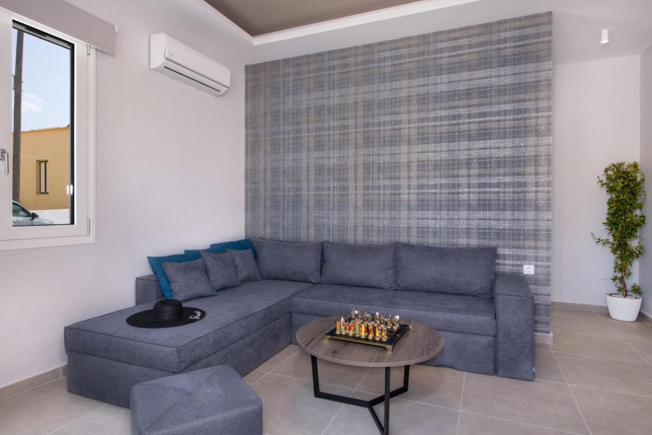 Luxury Villa Eva-Mari With Jacuzzi, 50M From The Beach Stalós Екстериор снимка