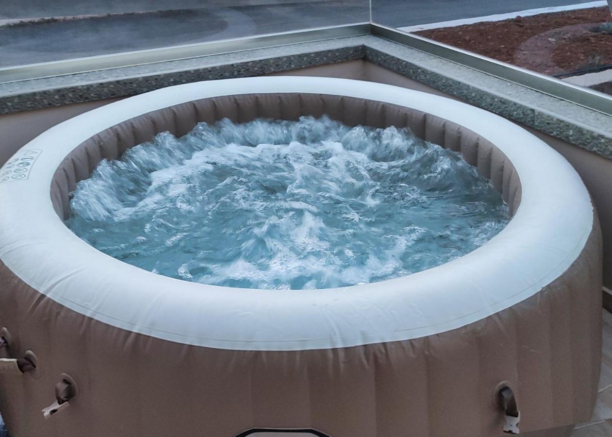 Luxury Villa Eva-Mari With Jacuzzi, 50M From The Beach Stalós Екстериор снимка